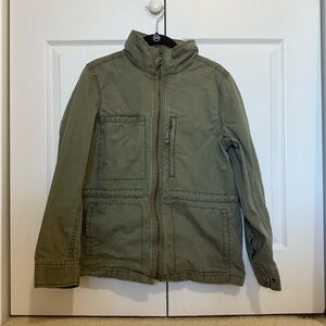 Madewell olive green utility jacket